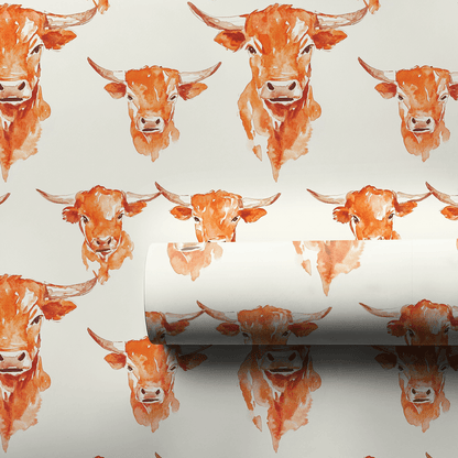 Bull Call - Wrapping Paper - Aspen & Arlo
