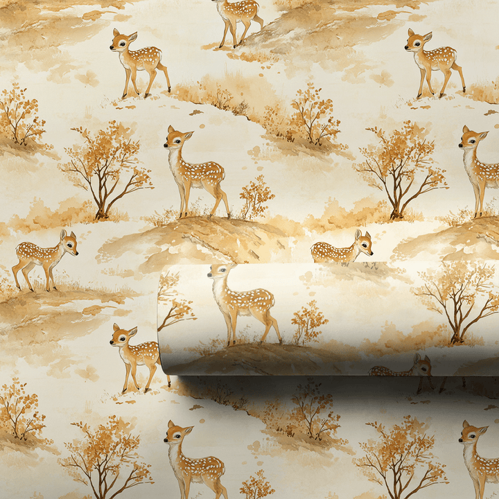 Deerly in the Forest - Wrapping Paper - Aspen & Arlo