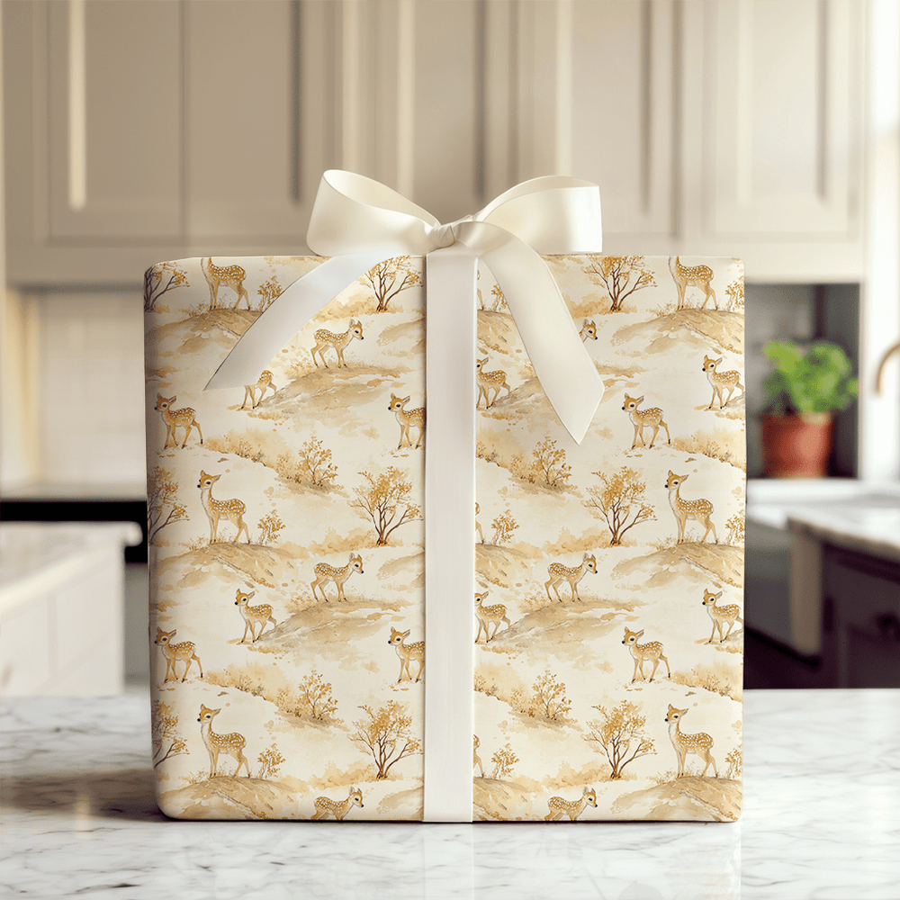 Deerly in the Forest - Wrapping Paper - Aspen & Arlo