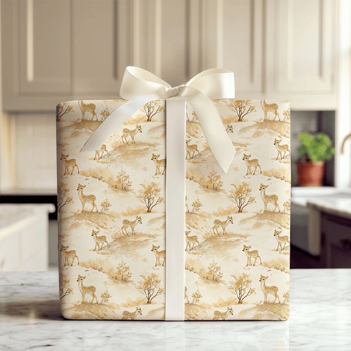 Deerly in the Forest - Wrapping Paper - Aspen & Arlo