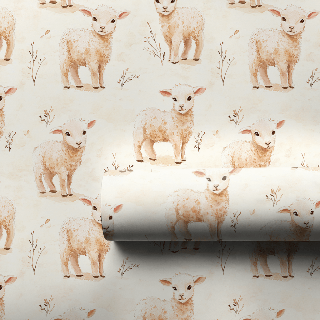 Lamb Sweet - Wrapping Paper - Aspen &amp; Arlo