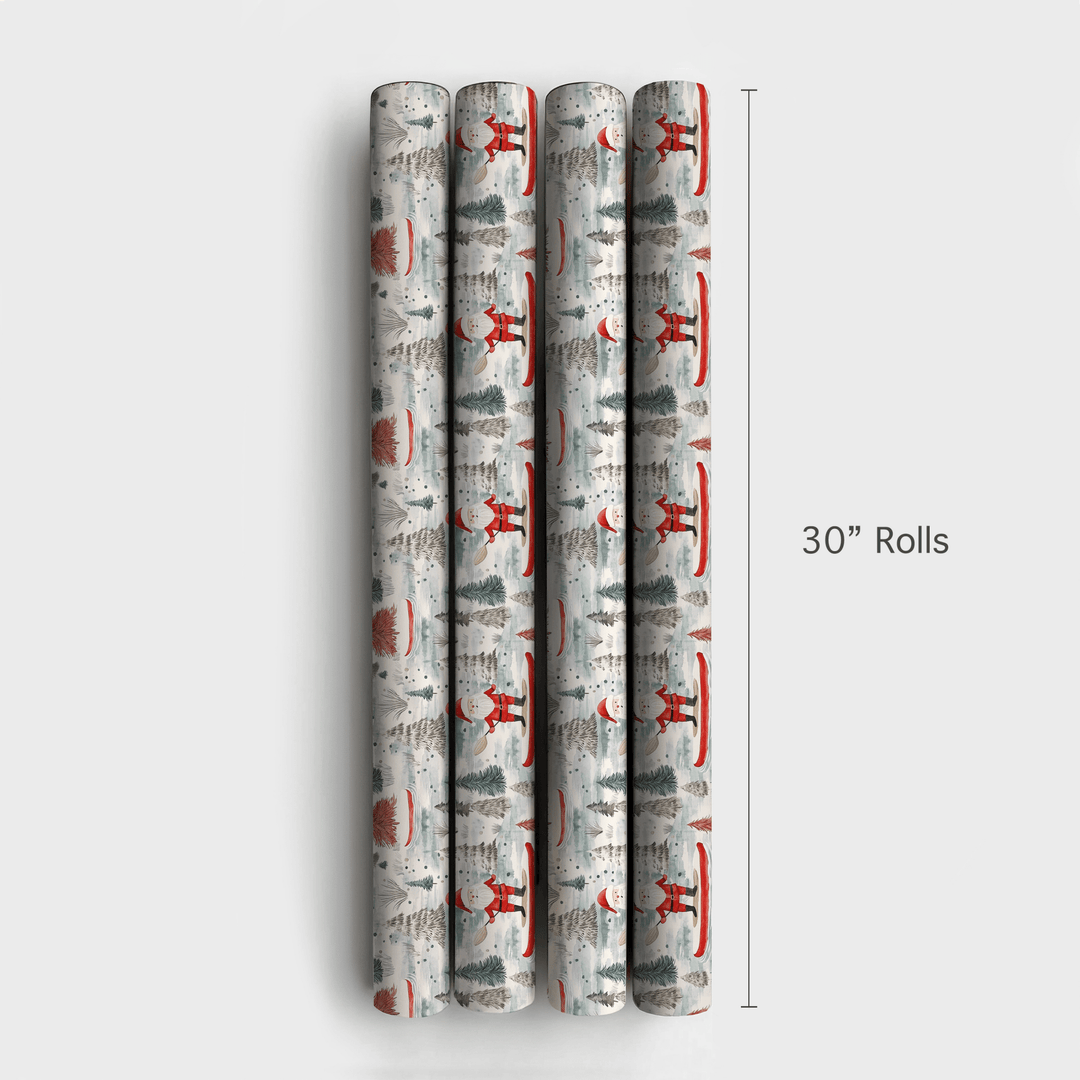 Tinsel Toes and Paddle Flows - Wrapping Paper - Aspen & Arlo