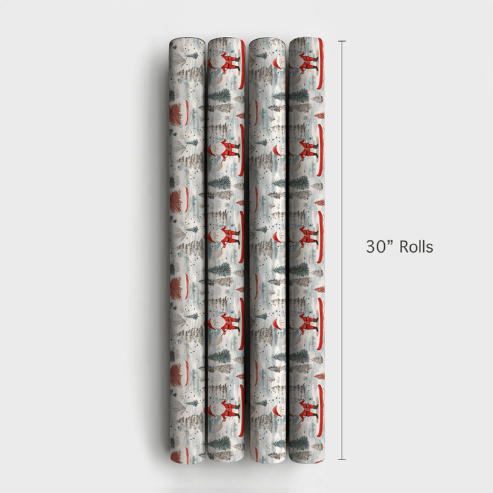 Tinsel Toes and Paddle Flows - Wrapping Paper - Aspen & Arlo