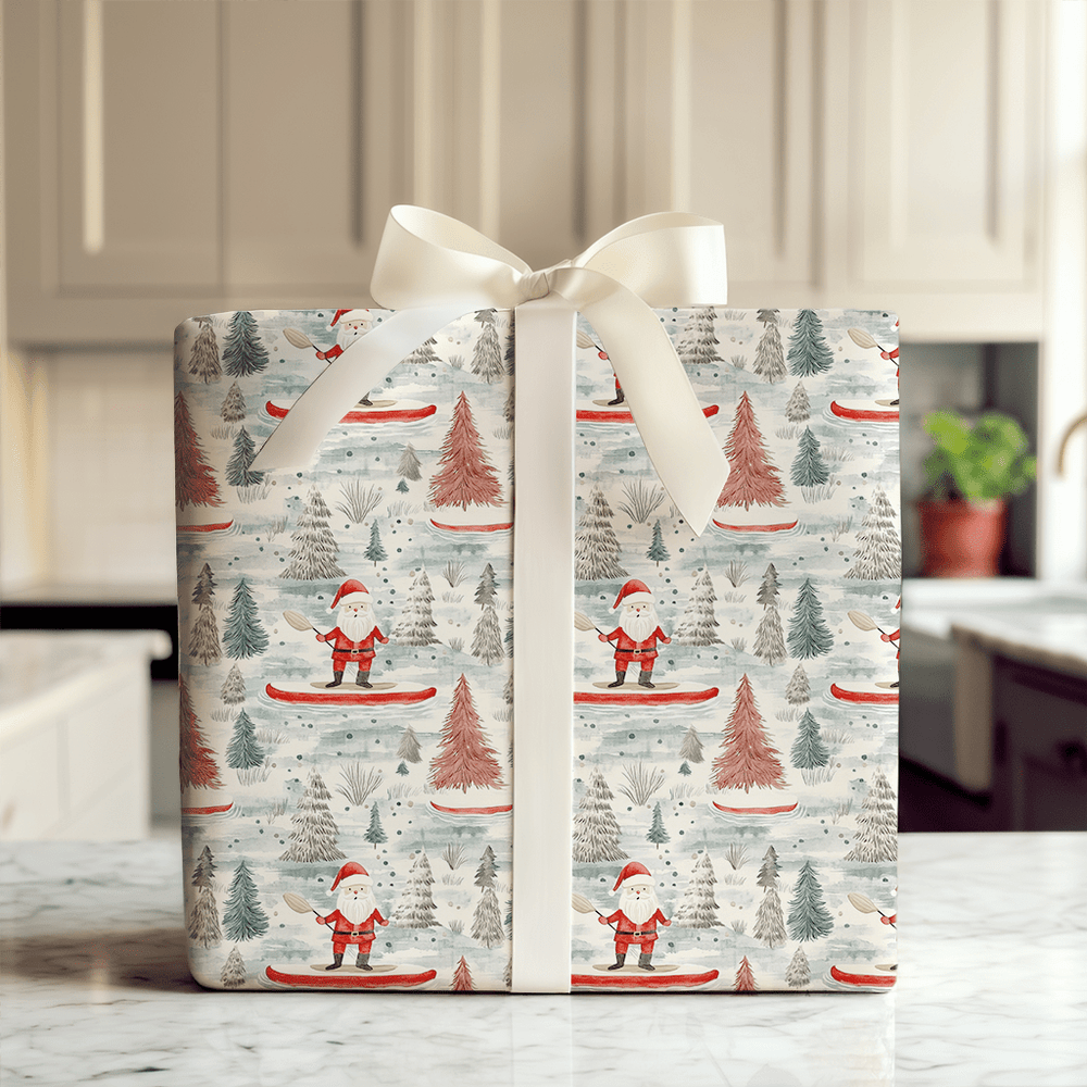 Tinsel Toes and Paddle Flows - Wrapping Paper - Aspen & Arlo