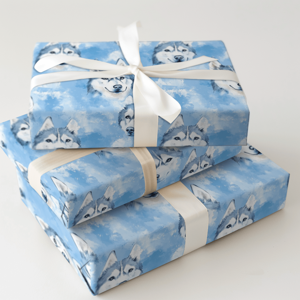 Periwinkle Triumph - Wrapping Paper - Aspen & Arlo