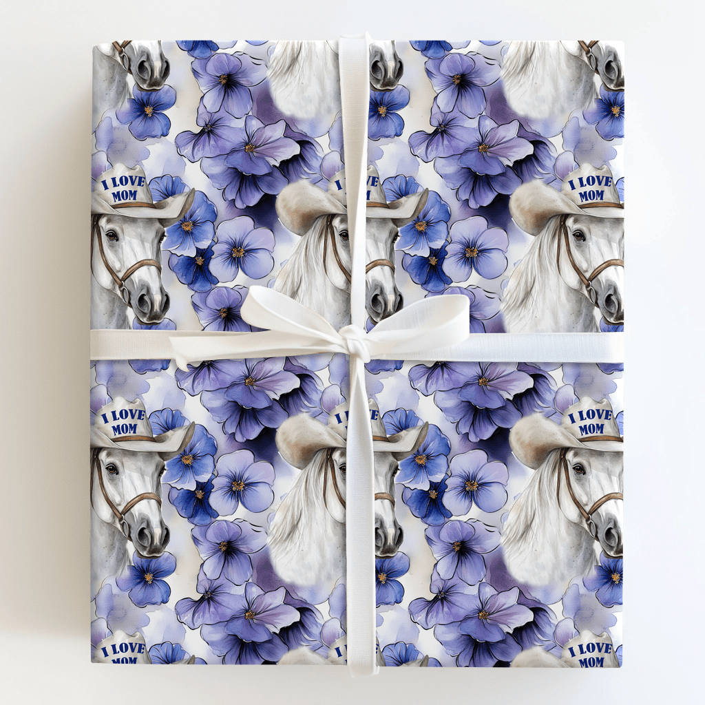 Mom's Favorite Arabian - Wrapping Paper - Aspen & Arlo