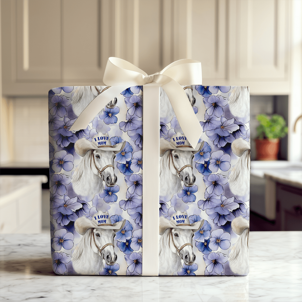 Mom's Favorite Arabian - Wrapping Paper - Aspen & Arlo