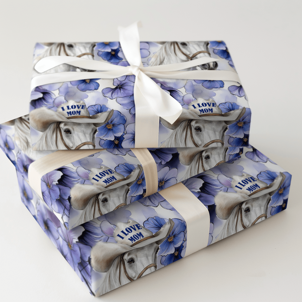 Mom's Favorite Arabian - Wrapping Paper - Aspen & Arlo