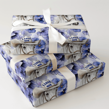 Mom's Favorite Arabian - Wrapping Paper - Aspen & Arlo