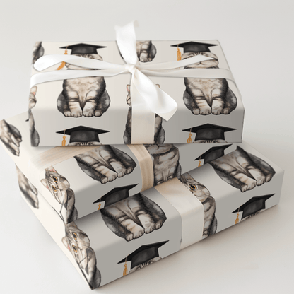 Scottish Fold Graduate - Wrapping Paper - Aspen & Arlo
