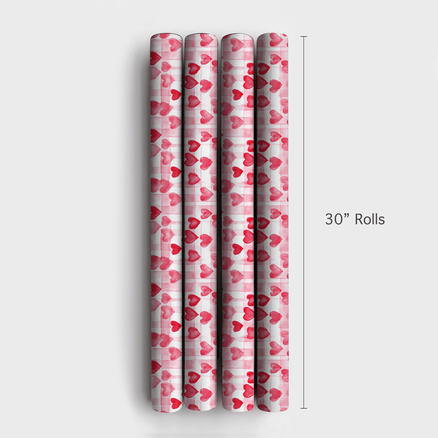 Blushing Hearts - Wrapping Paper - Aspen & Arlo