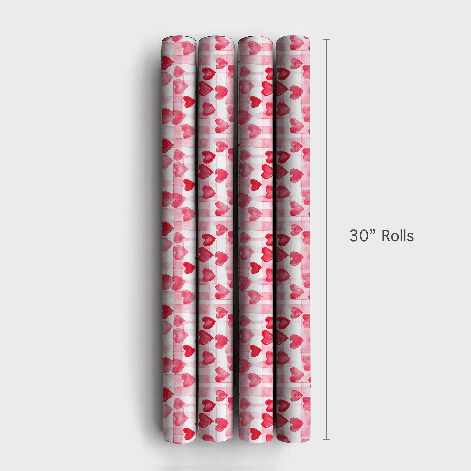 Blushing Hearts - Wrapping Paper - Aspen & Arlo