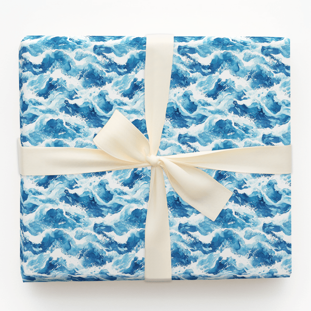 Riding the Birthday Waves - Wrapping Paper - Aspen & Arlo