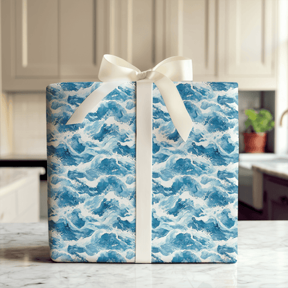 Riding the Birthday Waves - Wrapping Paper - Aspen & Arlo