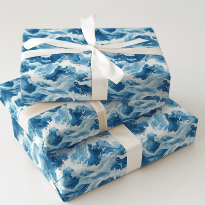 Riding the Birthday Waves - Wrapping Paper - Aspen & Arlo