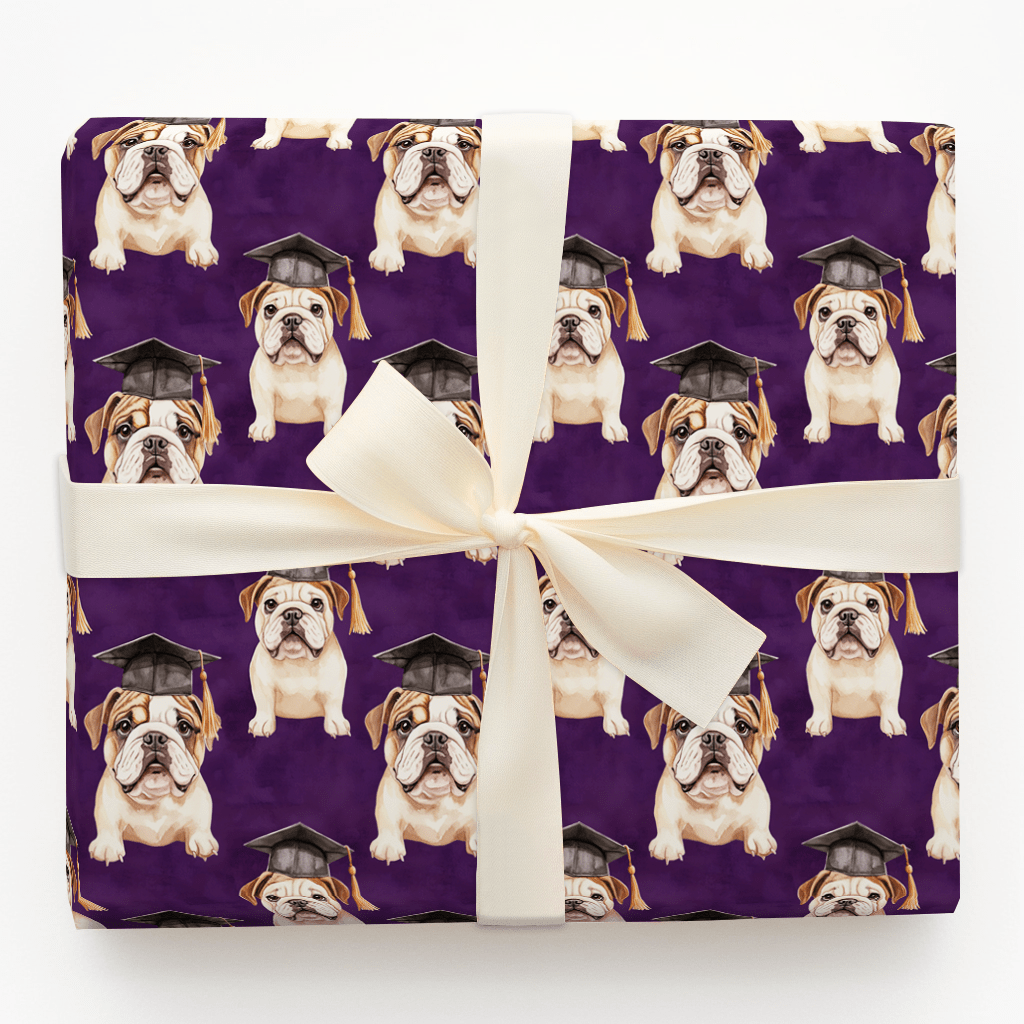 Diploma in Paw - Wrapping Paper - Aspen & Arlo
