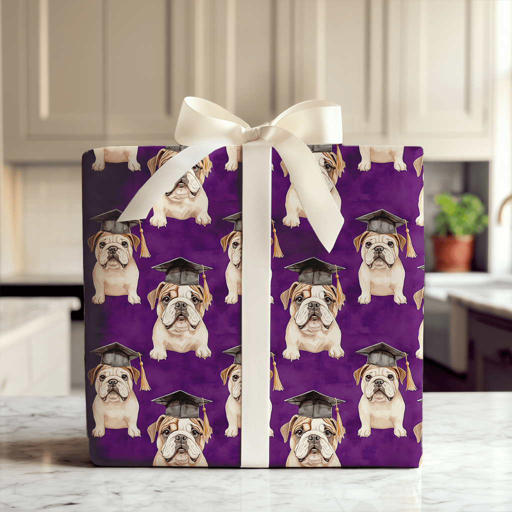 Diploma in Paw - Wrapping Paper - Aspen & Arlo
