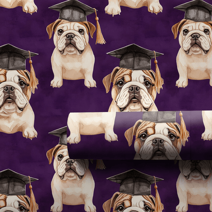 Diploma in Paw - Wrapping Paper - Aspen & Arlo