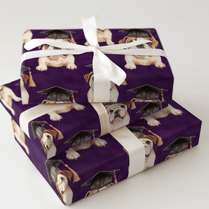 Diploma in Paw - Wrapping Paper - Aspen & Arlo