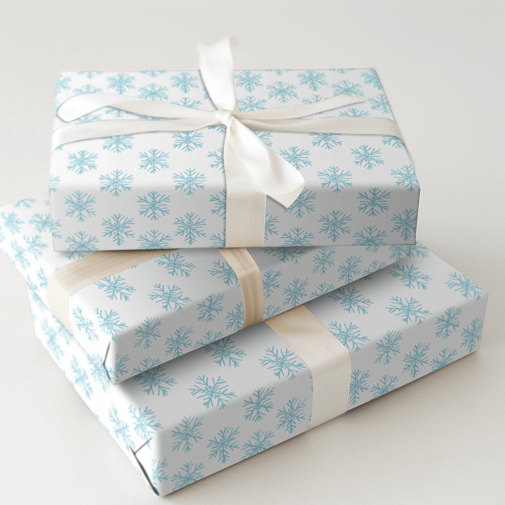Snowfall Sparkle - Wrapping Paper - Aspen & Arlo