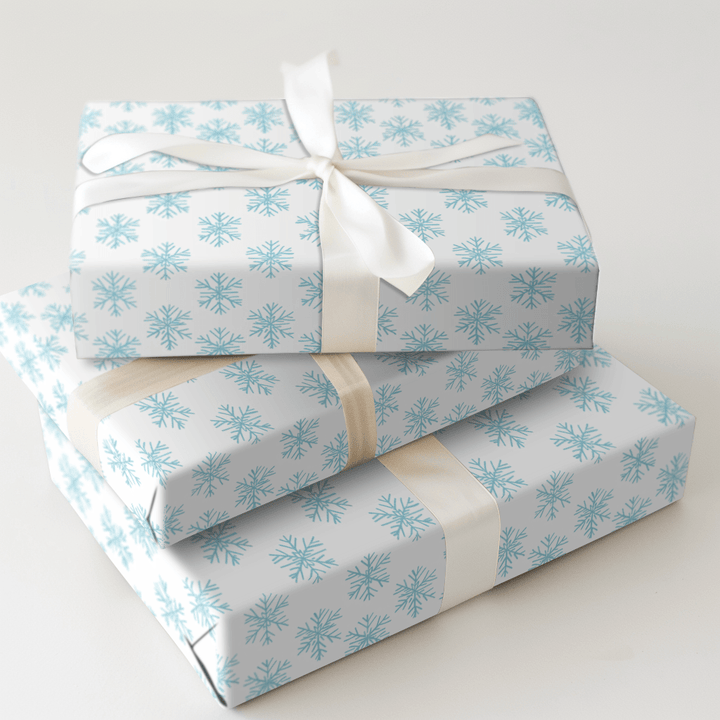 Snowfall Sparkle - Wrapping Paper - Aspen & Arlo