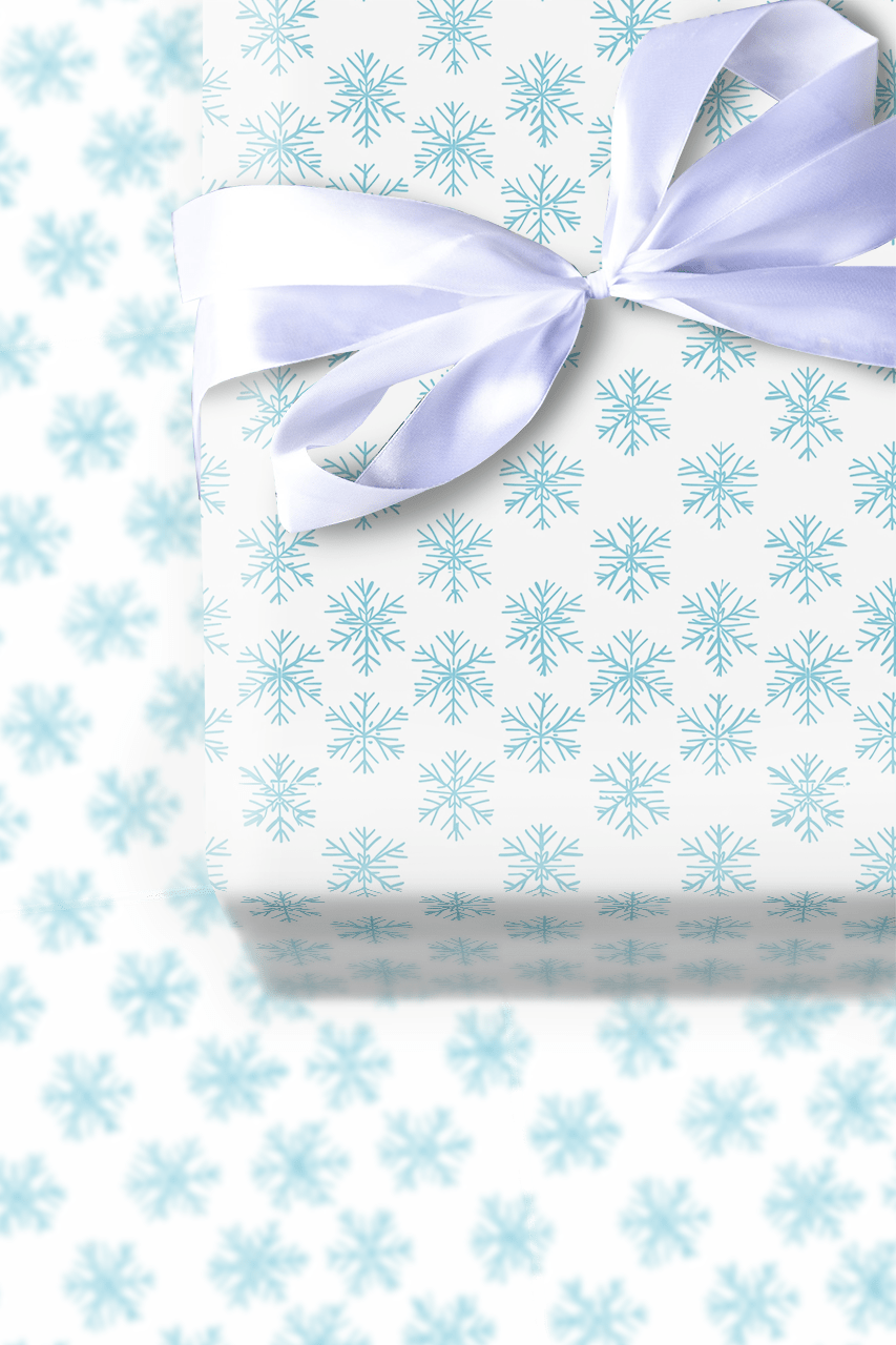 Snowfall Sparkle - Wrapping Paper - Aspen & Arlo