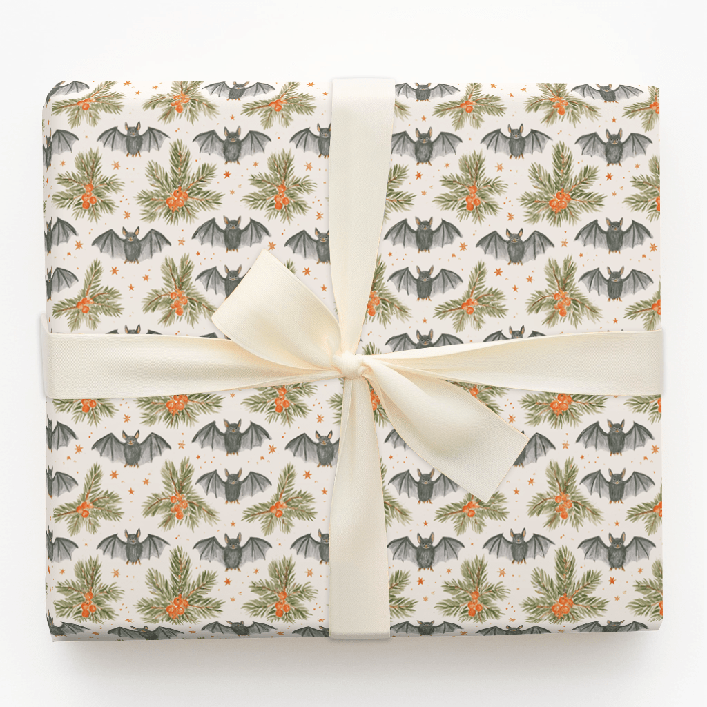 Bats in the Boughs - Wrapping Paper - Aspen & Arlo