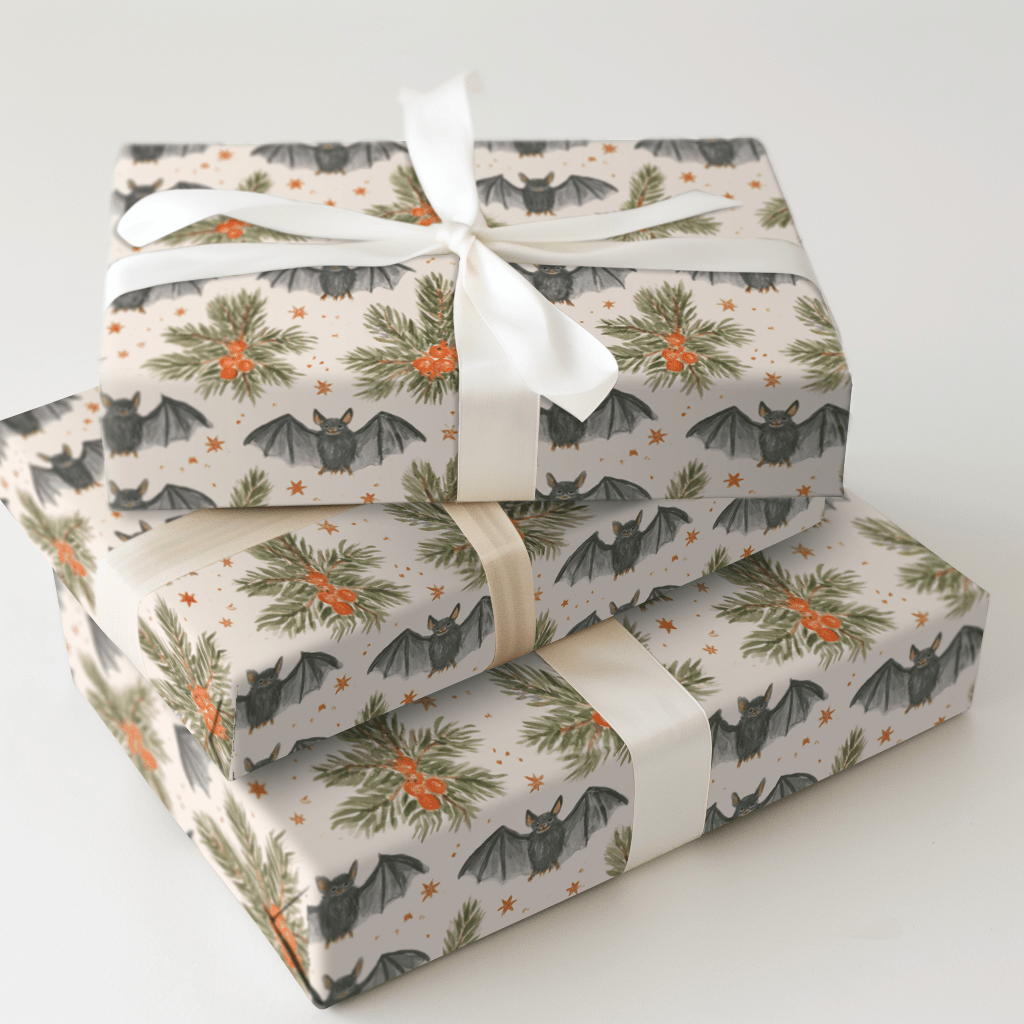Bats in the Boughs - Wrapping Paper - Aspen & Arlo