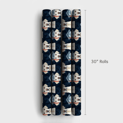 White Lab Graduate - Wrapping Paper - Aspen & Arlo