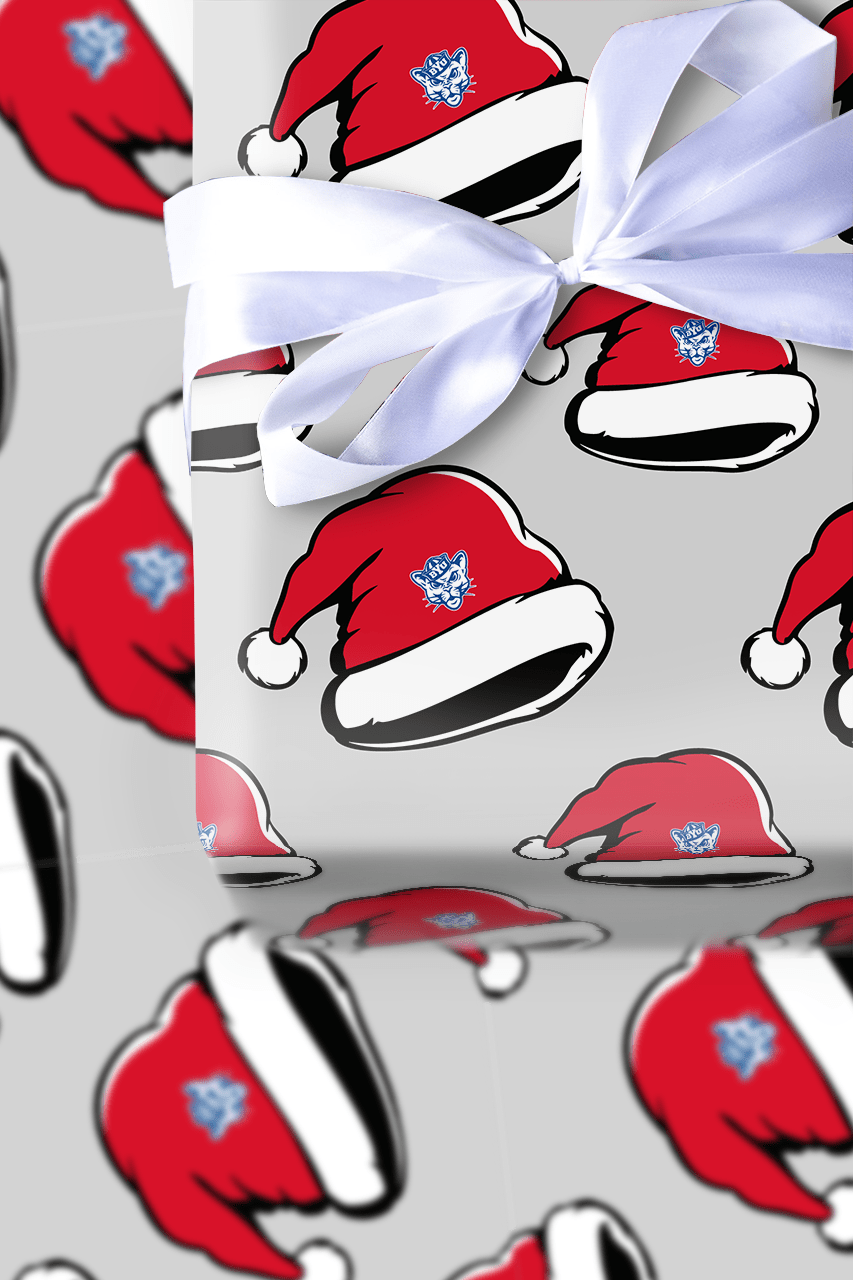 Cougars Sleigh - Wrapping Paper - Aspen & Arlo