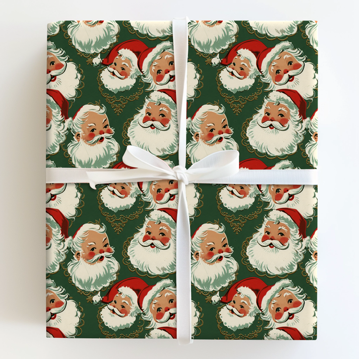 Vintage Santa Green