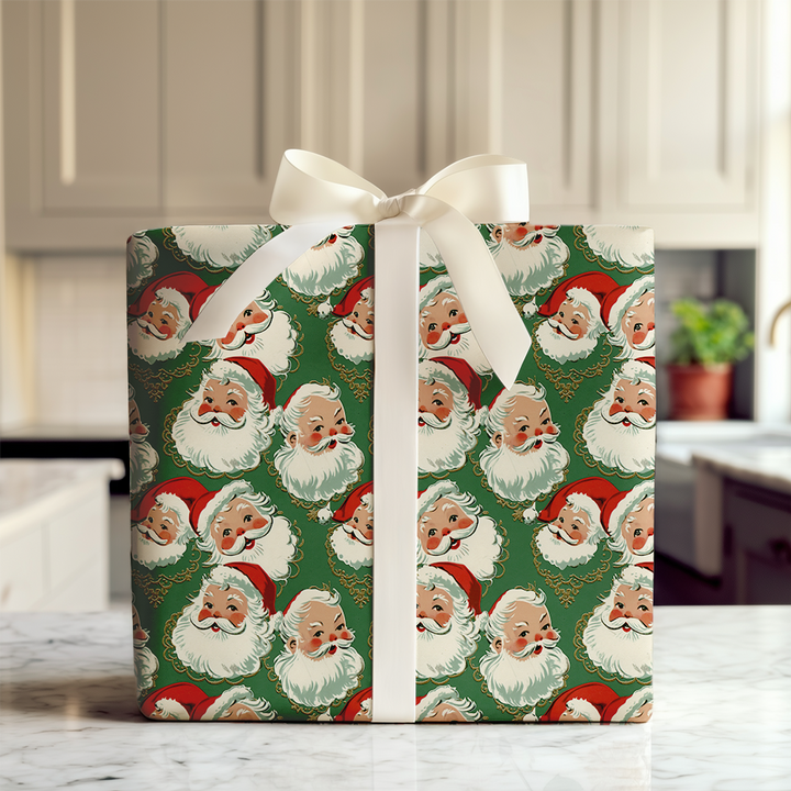 Vintage Santa Green