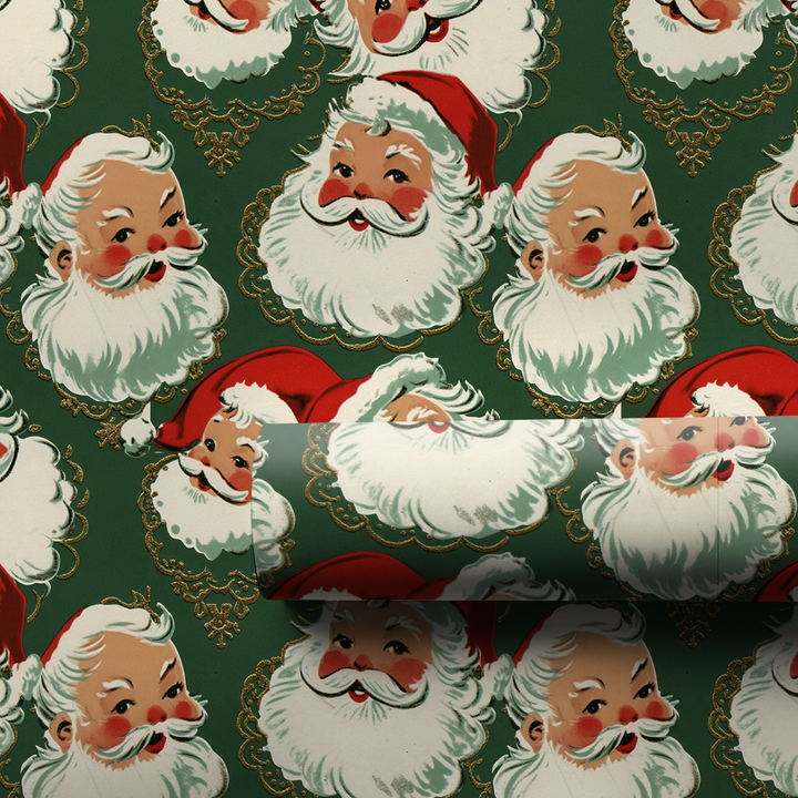 Vintage Santa Green