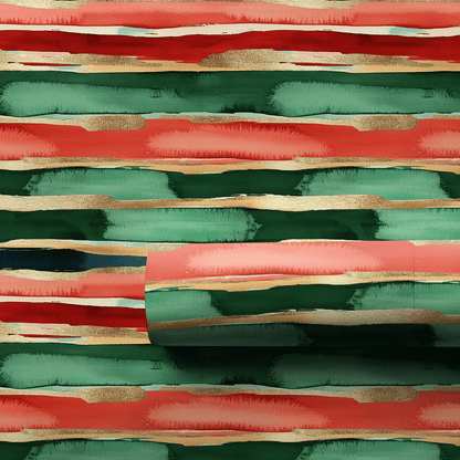 Line Me Up Santa - Wrapping Paper - Aspen & Arlo