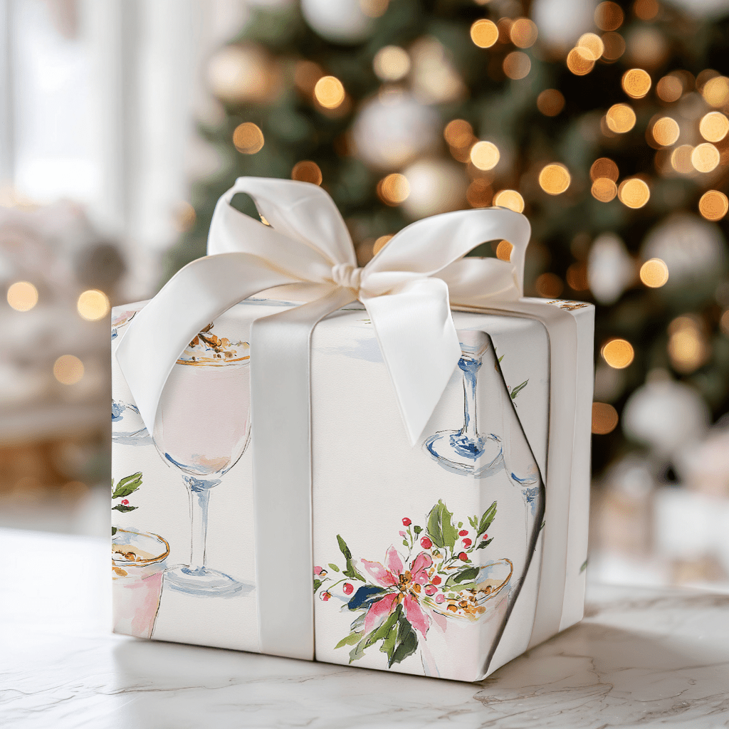 Cheers to Christmas - Wrapping Paper - Aspen & Arlo