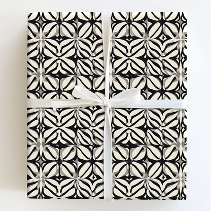Zebra Kaleidoscope - Wrapping Paper - Aspen & Arlo