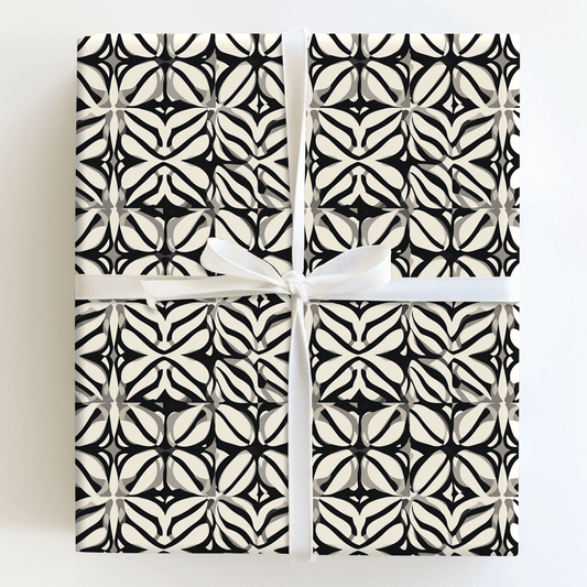 Zebra Kaleidoscope - Wrapping Paper - Aspen & Arlo