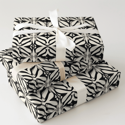 Zebra Kaleidoscope - Wrapping Paper - Aspen & Arlo