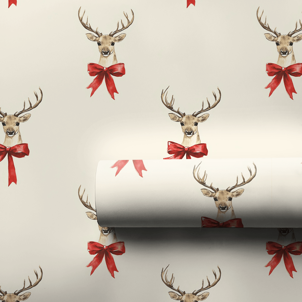 Hoofing it Red - Wrapping Paper - Aspen & Arlo