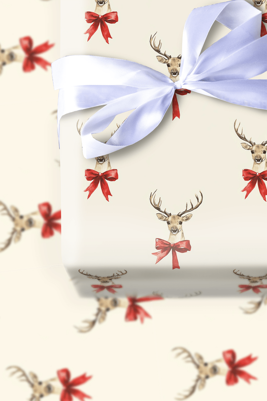 Hoofing it Red - Wrapping Paper - Aspen & Arlo