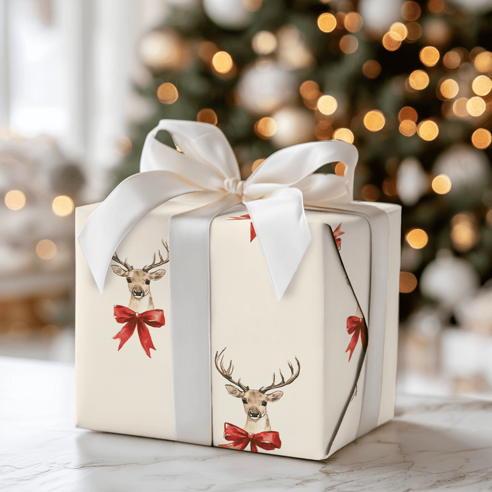 Hoofing it Red - Wrapping Paper - Aspen & Arlo