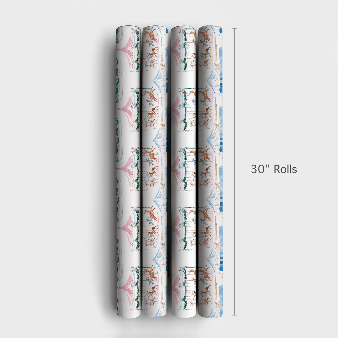 Candy Cane Carousel - Wrapping Paper - Aspen & Arlo
