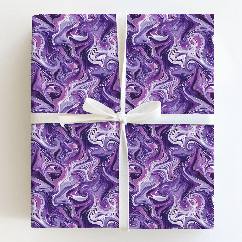 Purple Couture - Wrapping Paper - Aspen & Arlo