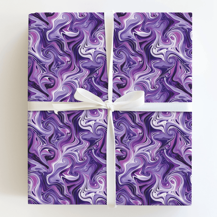 Purple Couture - Wrapping Paper - Aspen & Arlo
