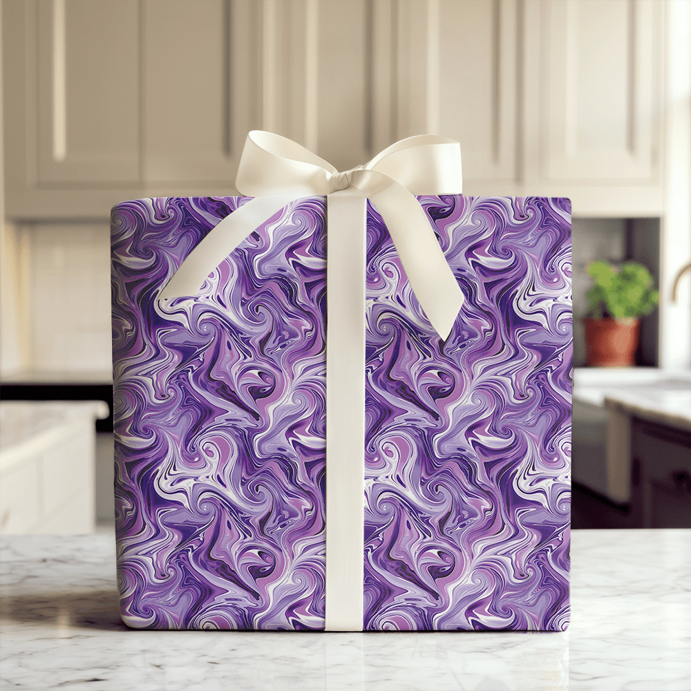 Purple Couture - Wrapping Paper - Aspen & Arlo