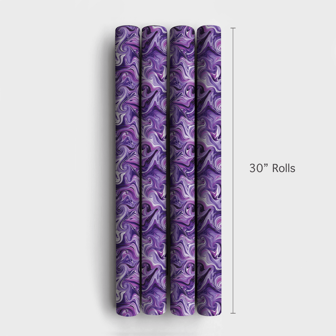 Purple Couture - Wrapping Paper - Aspen & Arlo
