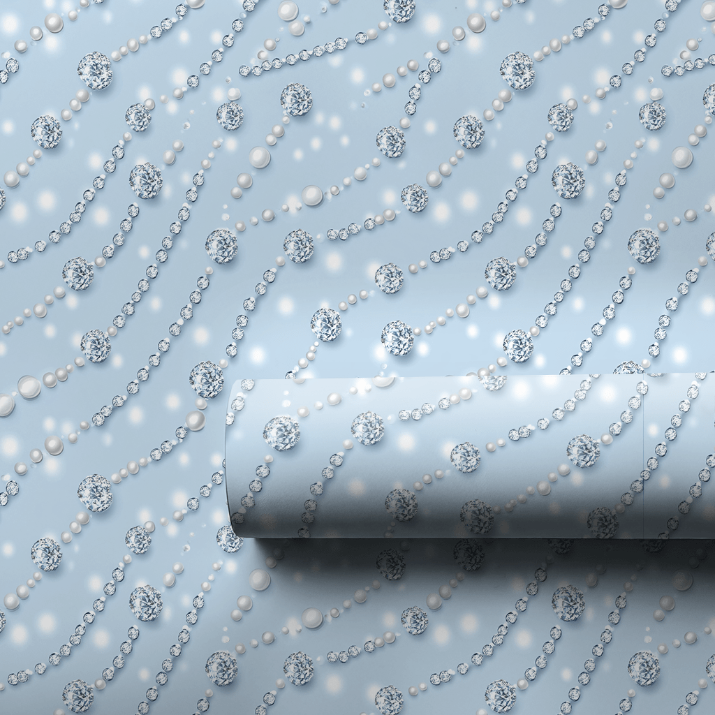Blue Detail - Wrapping Paper - Aspen & Arlo