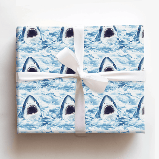 Jaws Drop for My Birthday - Wrapping Paper - Aspen & Arlo