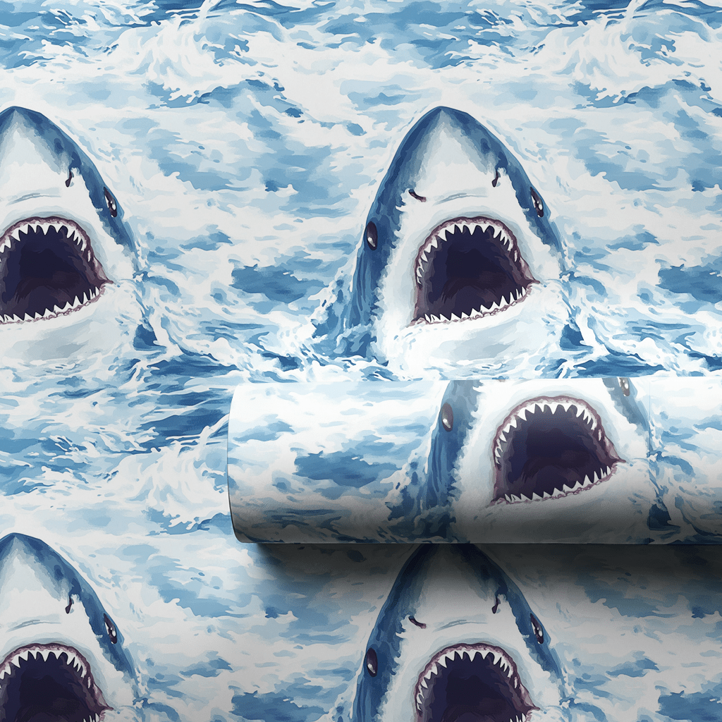 Jaws Drop for My Birthday - Wrapping Paper - Aspen & Arlo