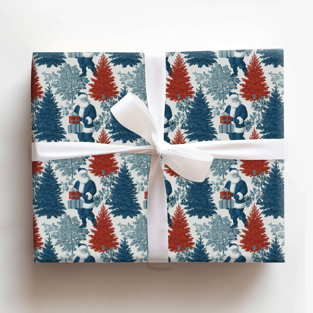 Midnight St. Nick - Wrapping Paper - Aspen & Arlo